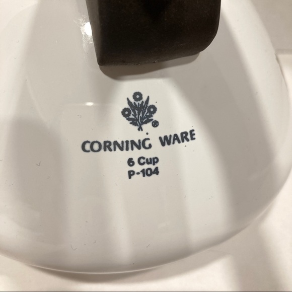 Corning Ware P-104 Spice of Life 6 cup Teapot with Lid - Le The Corningware vtg - Picture 6 of 11